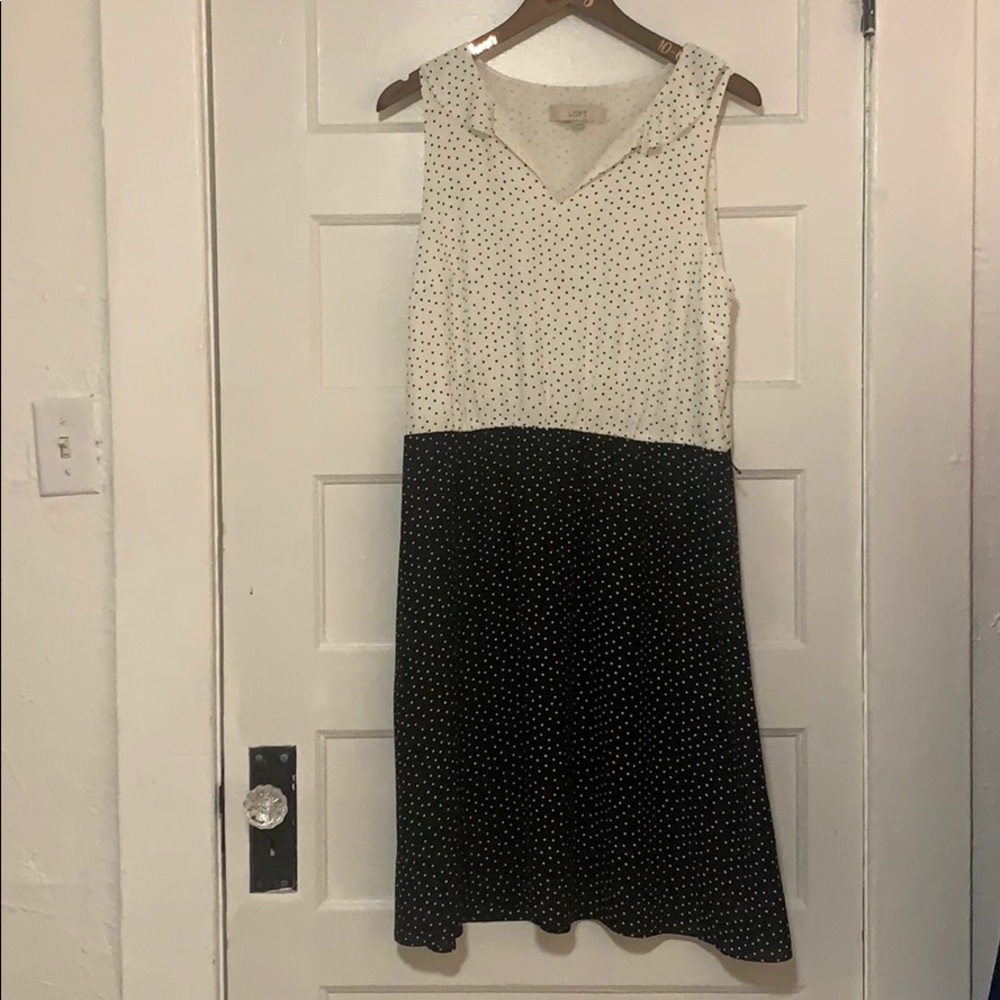 Polka Dot Dress with Belt